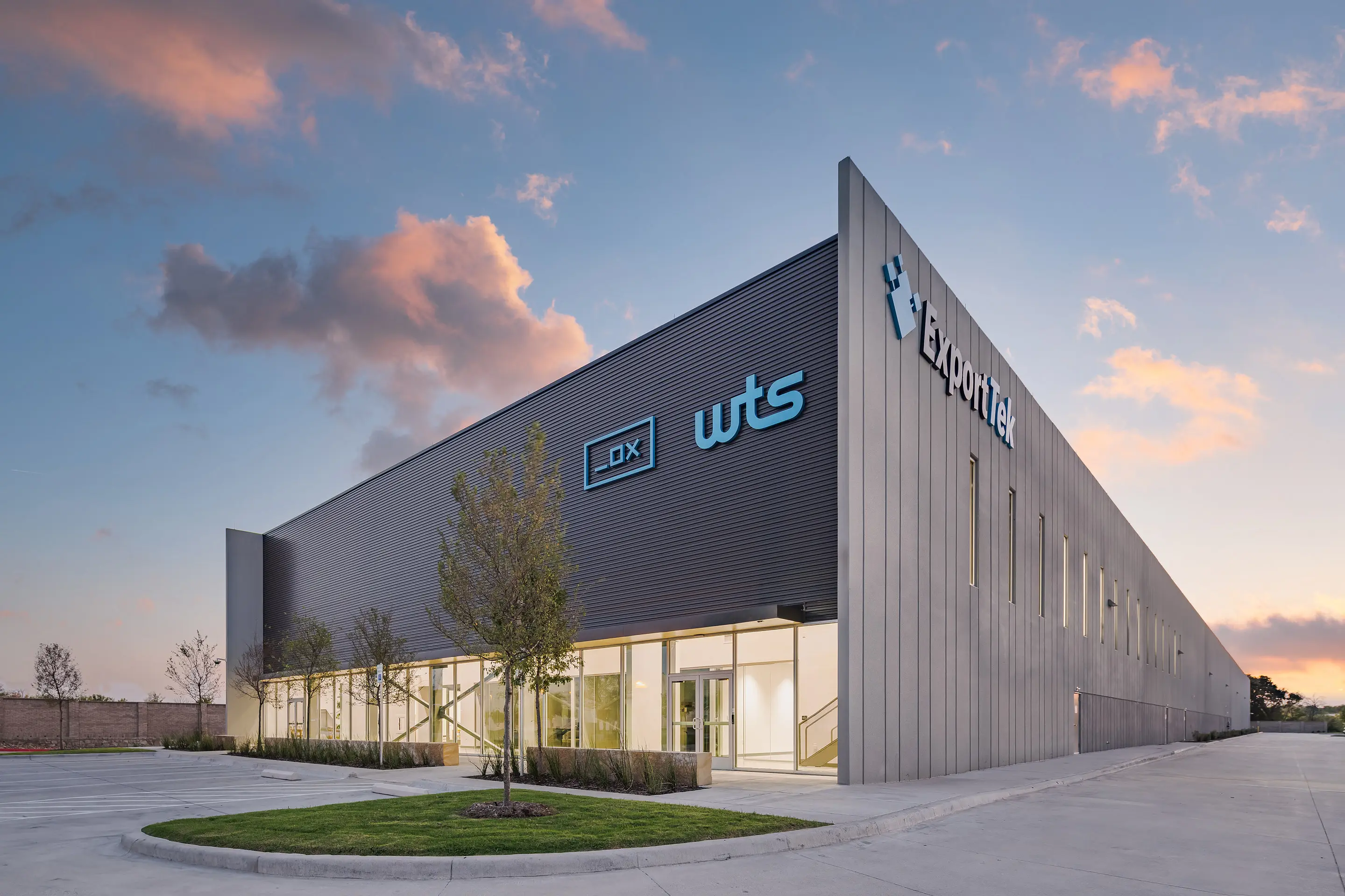 The WesternTechSystems facility entrance at 1000 Spinks Road, Lewisville, Texas